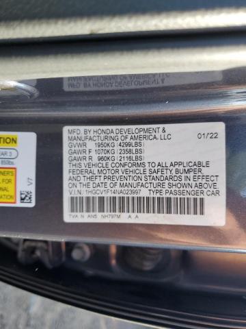 2022 HONDA ACCORD LX - 1HGCV1F14NA023997