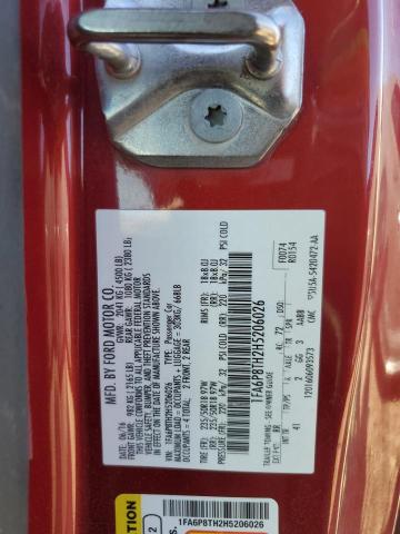 2017 FORD MUSTANG 1FA6P8TH2H5206026