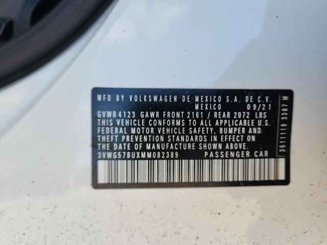 2021 VOLKSWAGEN JETTA SEL 3VWG57BUXMM082389