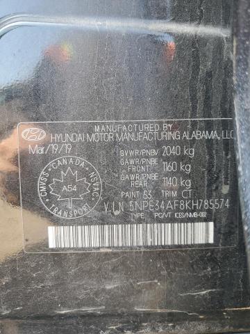 2019 HYUNDAI SONATA LIM 5NPE34AF8KH785574