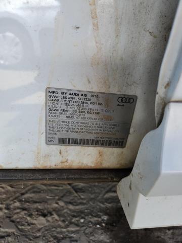 2016 AUDI Q3 PRESTIG WA1GFCFS7GR017322