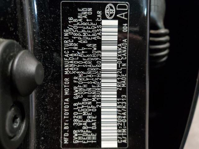 2017 TOYOTA COROLLA L - 2T1BURHE2HC760739