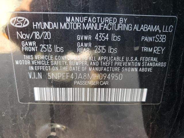 2021 HYUNDAI SONATA SEL #3310302043