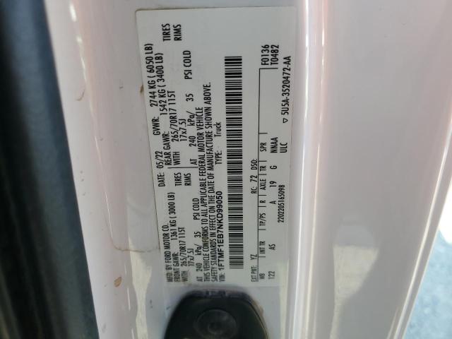 2022 FORD F150 1FTMF1EB7NKD99050