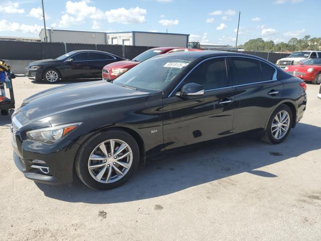 INFI Q50 PREMIUM 2017 black sedan 4d gas JN1EV7APXHM732722 photo #1