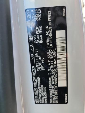 2023 VOLVO XC40 PLUS YV4L12UW2P2049894