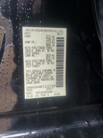 2017 NISSAN TITAN S - 1N6AA1EK4HN553750