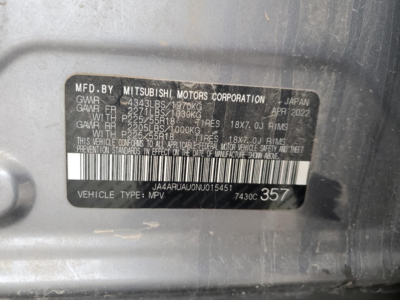 MITSUBISHI OUTLANDER ES