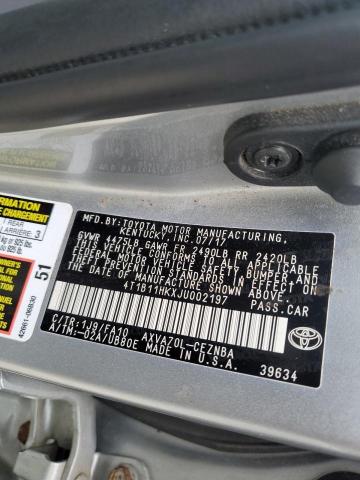 2018 TOYOTA CAMRY L 4T1B11HKXJU002197