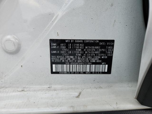 2024 SUBARU CROSSTREK - 4S4GUHT68R3757964