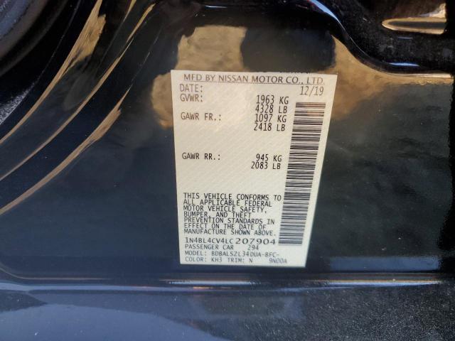 2020 NISSAN ALTIMA SR 1N4BL4CV4LC207904