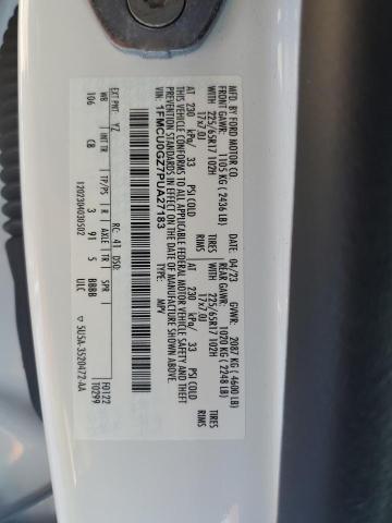 2023 FORD ESCAPE ACTIVE 1FMCU0GZ7PUA27183