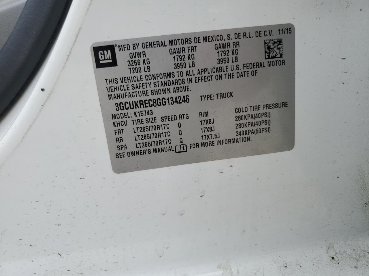 CHEVROLET SILVERADO K1500 LT