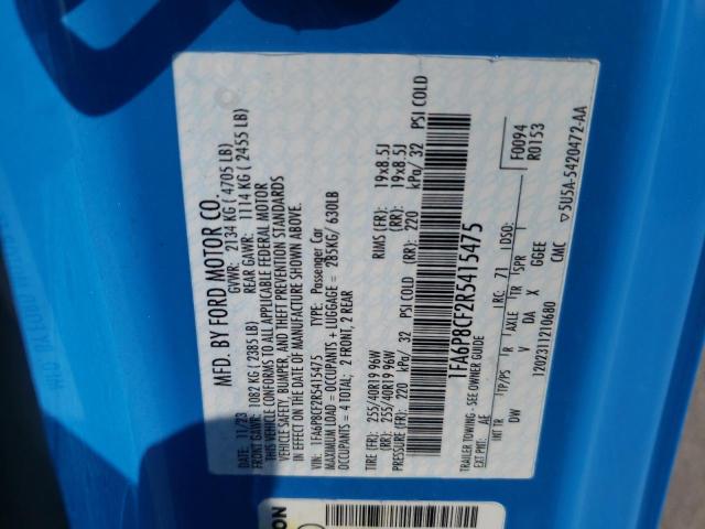 2024 FORD MUSTANG GT 1FA6P8CF2R5415475