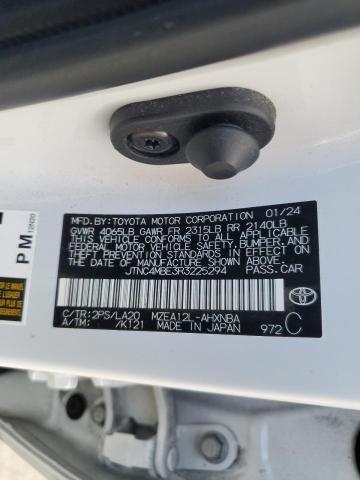 2024 TOYOTA COROLLA XS JTNC4MBE3R3225294