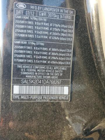 2013 LAND ROVER RANGE ROVER SPORT HSE LUXURY #3266798373