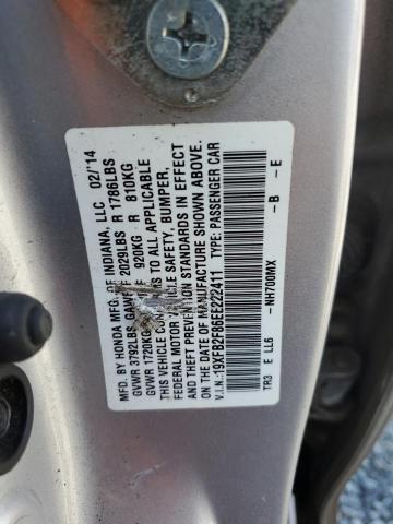 2014 HONDA CIVIC EX - 19XFB2F86EE222411