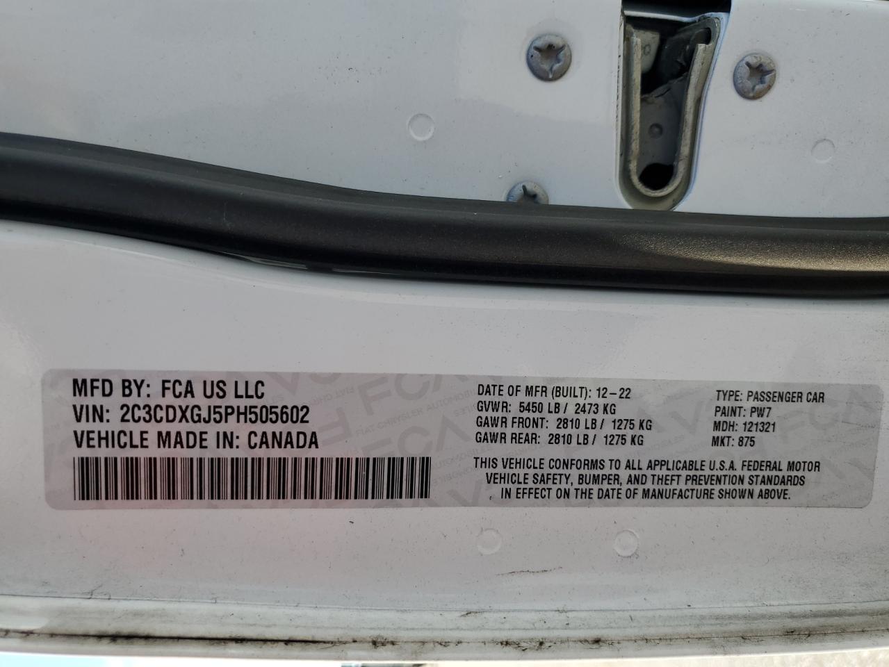 DODGE CHARGER SCAT PACK