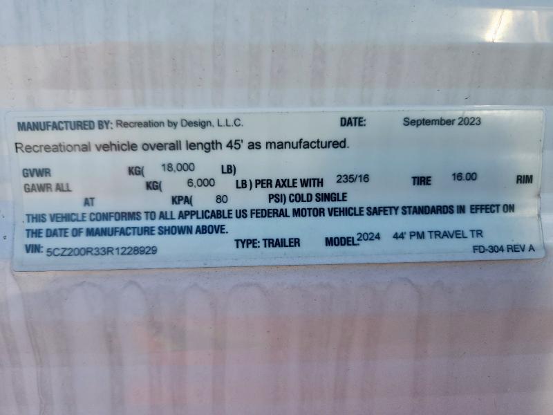 2024 RECREATION MONTE CARLO #3302637020