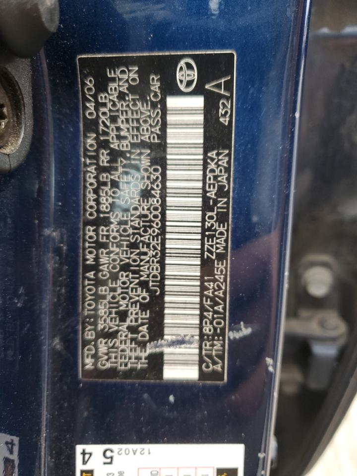 Lot #3302695004 2006 TOYOTA COROLLA CE