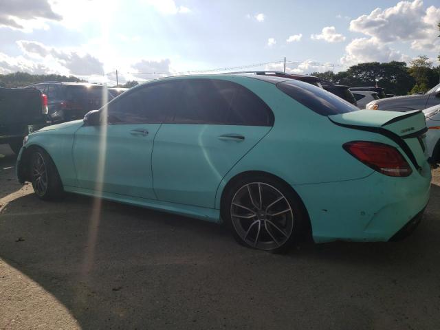 MERCEDES-BENZ C 43 AMG 2019 green  gas 55SWF6EB5KU286470 photo #3
