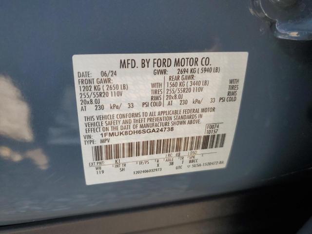 2025 FORD EXPLORER A 1FMUK8DH6SGA24738