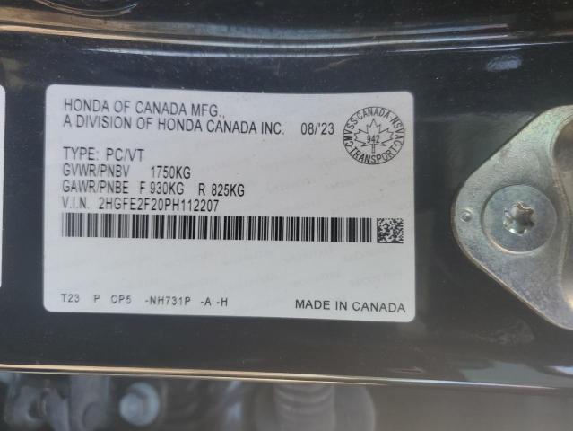 2023 HONDA CIVIC LX 2HGFE2F20PH112207