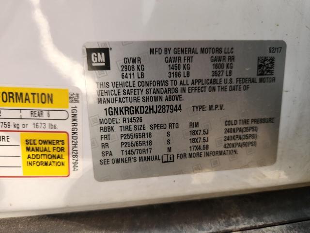 2017 CHEVROLET TRAVERSE L #3276358664