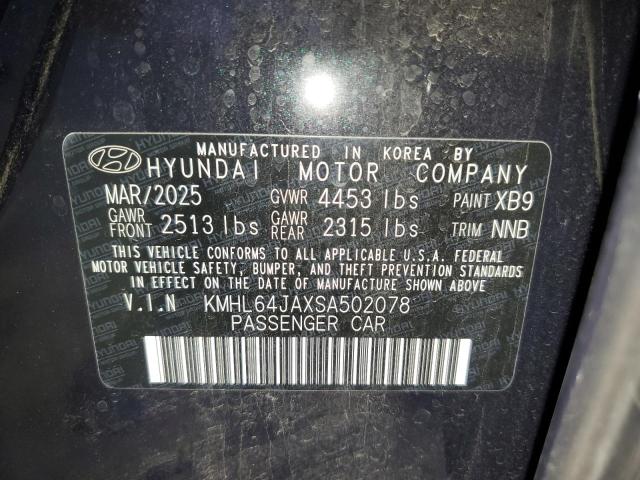 2025 HYUNDAI SONATA SEL KMHL64JAXSA502078