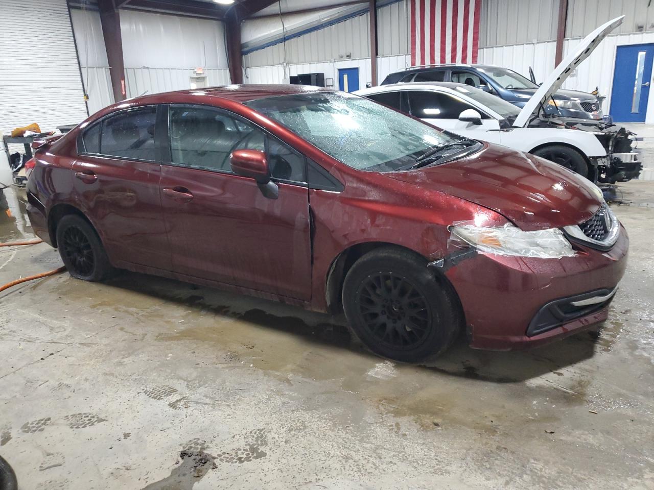Lot #3316813424 2014 HONDA CIVIC LX