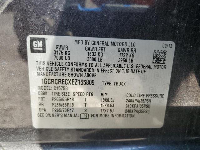 2014 CHEVROLET SILVERADO C1500 LT - 1GCRCRECXEZ155809