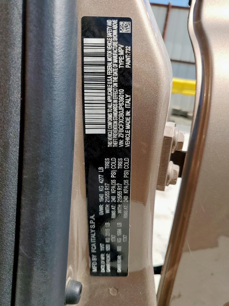 2018 FIAT 500X TREKK ZFBCFXCB0JP639010