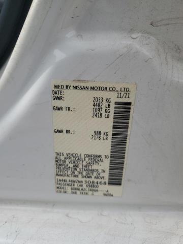 2022 NISSAN ALTIMA SV 1N4BL4DW2NN308468
