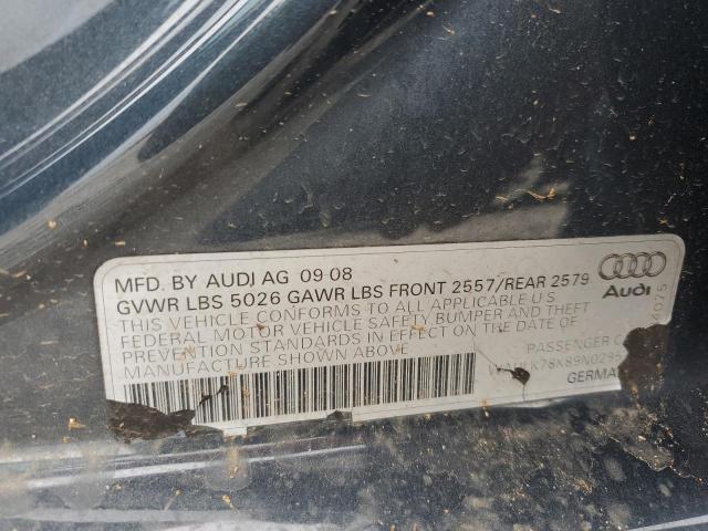 2009 AUDI A4 3.2 QUATTRO #3297117501