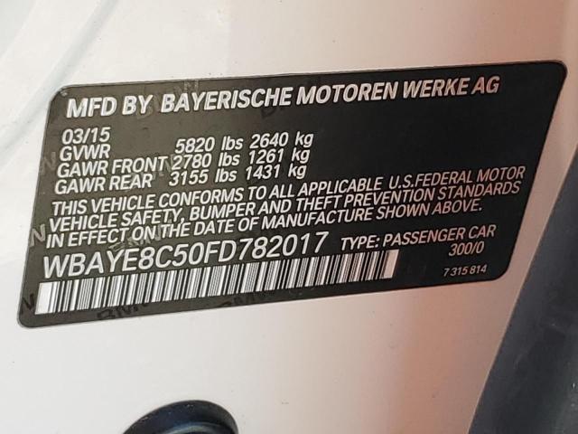 2015 BMW 750 LI WBAYE8C50FD782017