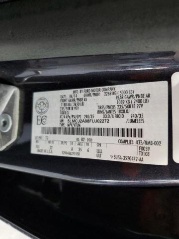2015 LINCOLN MKC 5LMCJ2A98FUJ02272
