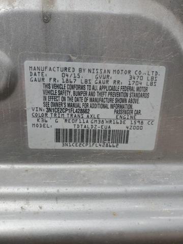 2015 NISSAN VERSA NOTE 3N1CE2CP1FL428662