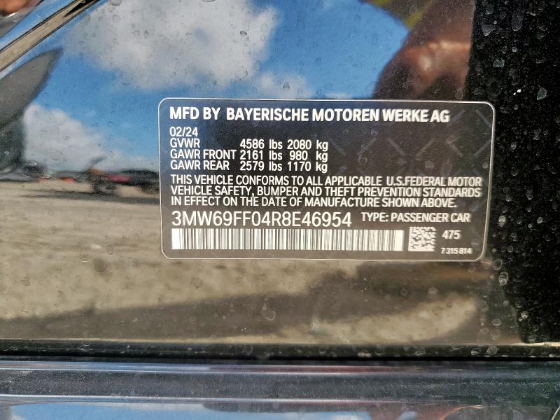 2024 BMW 330I 3MW69FF04R8E46954