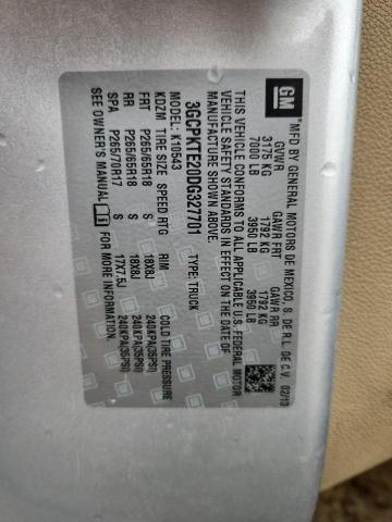 2013 CHEVROLET SILVERADO - 3GCPKTE20DG327701