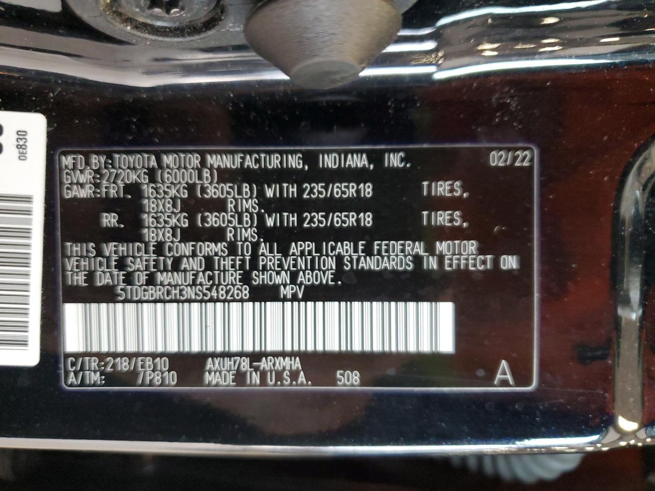 TOYOTA HIGHLANDER HYBRID XLE