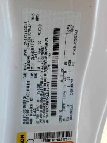 2019 FORD RANGER XL - 1FTER1FH7KLB17591