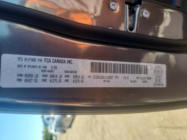 2020 DODGE CHARGER SX 2C3CDXJGXLH158257