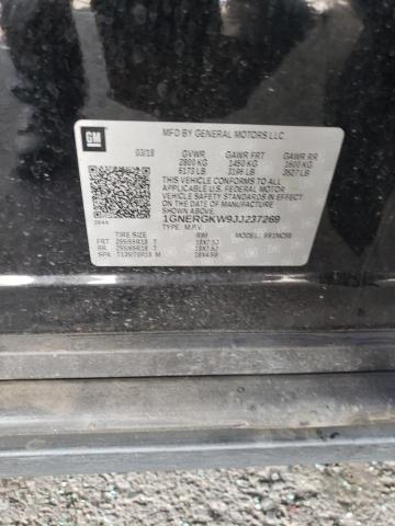 2018 CHEVROLET TRAVERSE LT 1GNERGKW9JJ237269