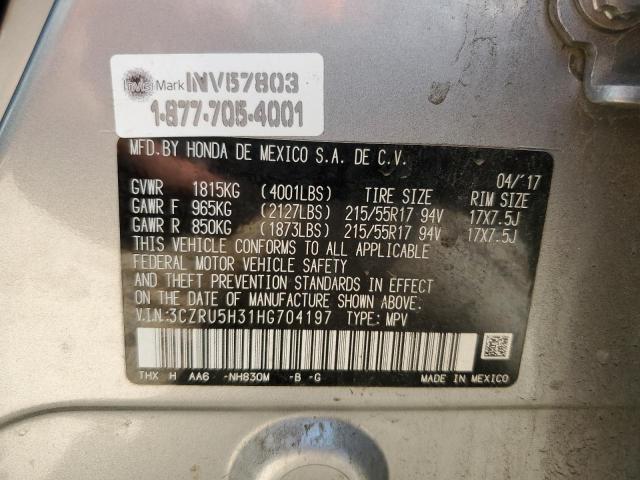 2017 HONDA HR-V LX 3CZRU5H31HG704197