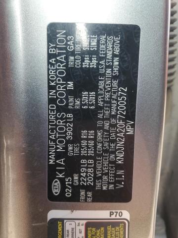 2015 KIA SOUL KNDJN2A20F7200572