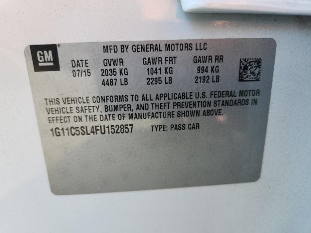 2015 CHEVROLET MALIBU 1LT 1G11C5SL4FU152857