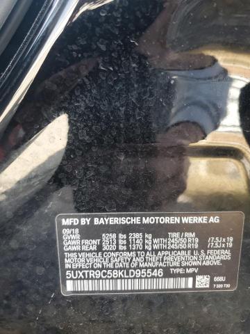 2019 BMW X3 XDRIVE30I 5UXTR9C58KLD95546