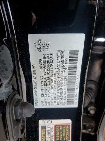 2016 HONDA CR-V TOURI 5J6RM3H91GL032085