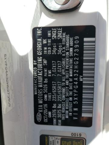 2017 KIA SORENTO LX 5XYPG4A32HG273909