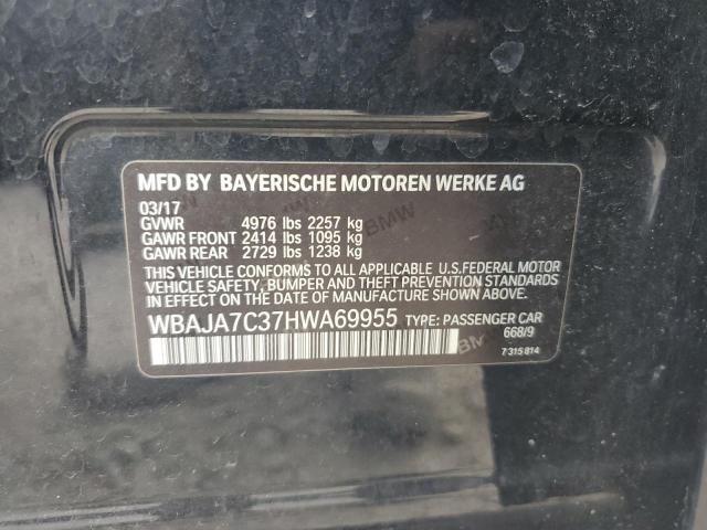 2017 BMW 530 XI WBAJA7C37HWA69955